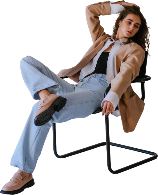 Ragazza con outfit Lendable